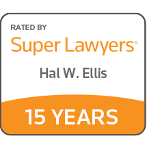 Attorney Hal W. Ellis rated by Super Lawyers for 15 Years